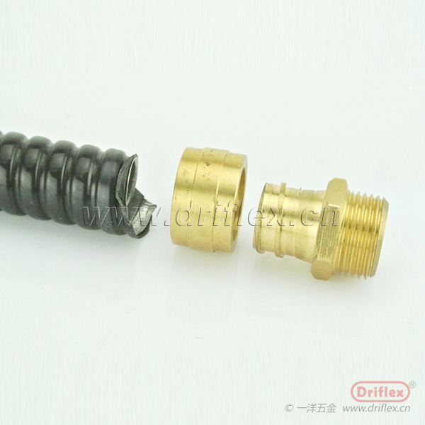 铜固定式接头及波浪金属软管（公制/ISO)